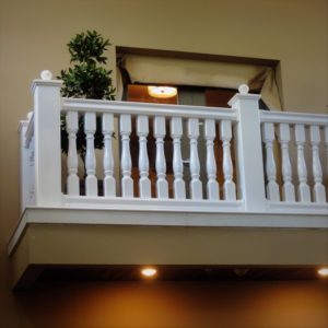 Balustrade rail by Finyl Sales